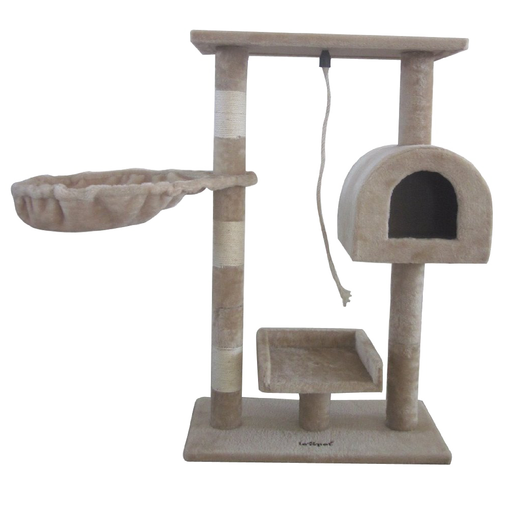 Leopet Kbm001 2grad Árbol Rascador Gato Poste para Rascar Gatito Escalada Ejercicio