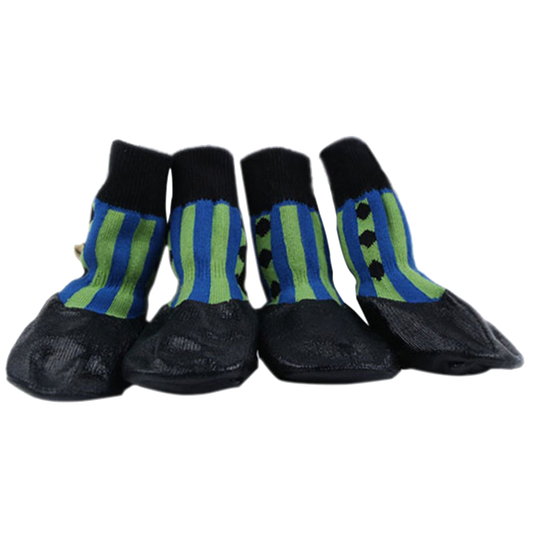 Botas negras impermeables para perros Zapatos para mascotas Botines de nieve para perros