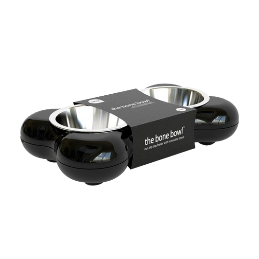 Hing Designs El plato The Bone con patas de goma antideslizantes