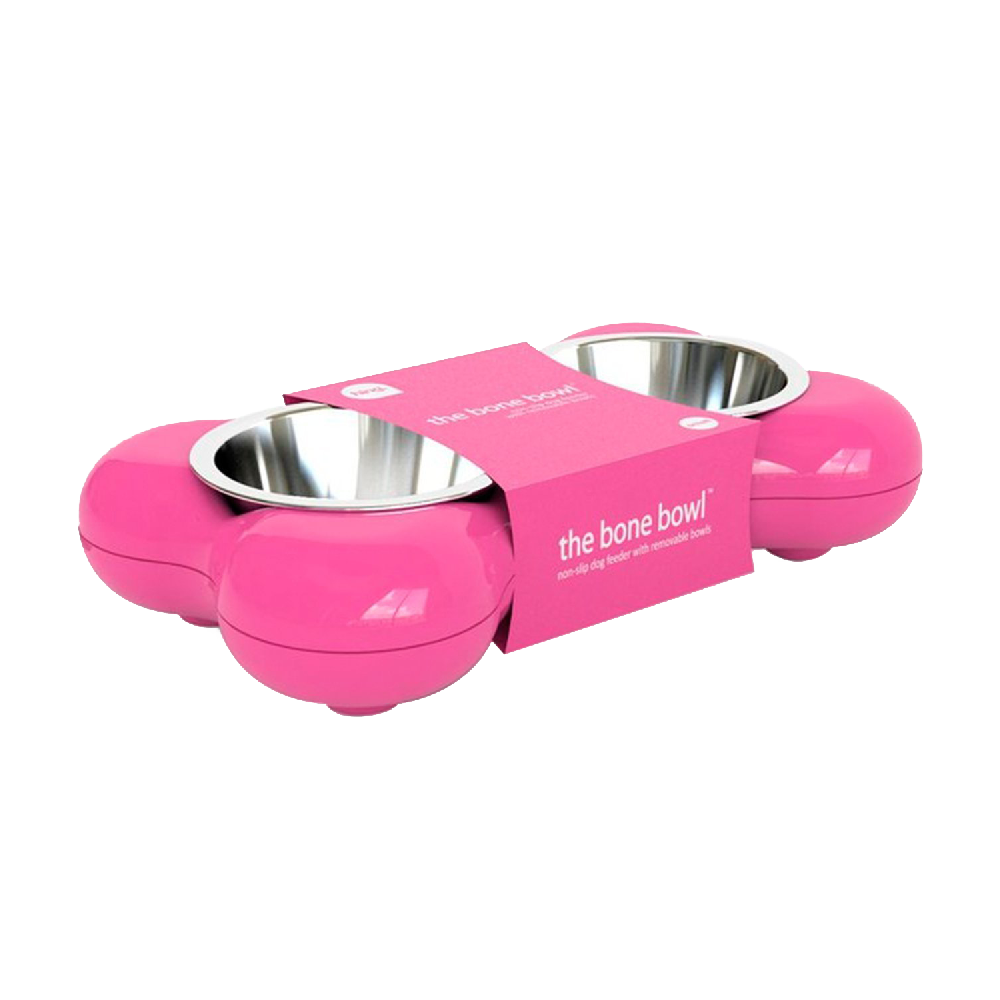 Hing Designs El plato The Bone con patas de goma antideslizantes