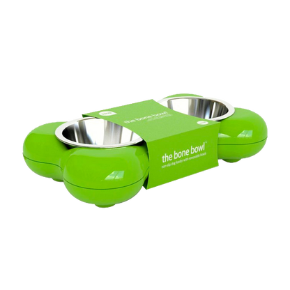 Hing Designs El plato The Bone con patas de goma antideslizantes