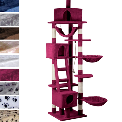 Leopet Kbd010 Árbol para gatos Rascador Poste Trepador Ejercicio para gatitos