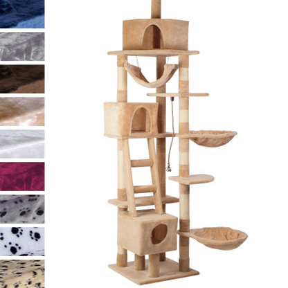Leopet Kbd010 Árbol para gatos Rascador Poste Trepador Ejercicio para gatitos