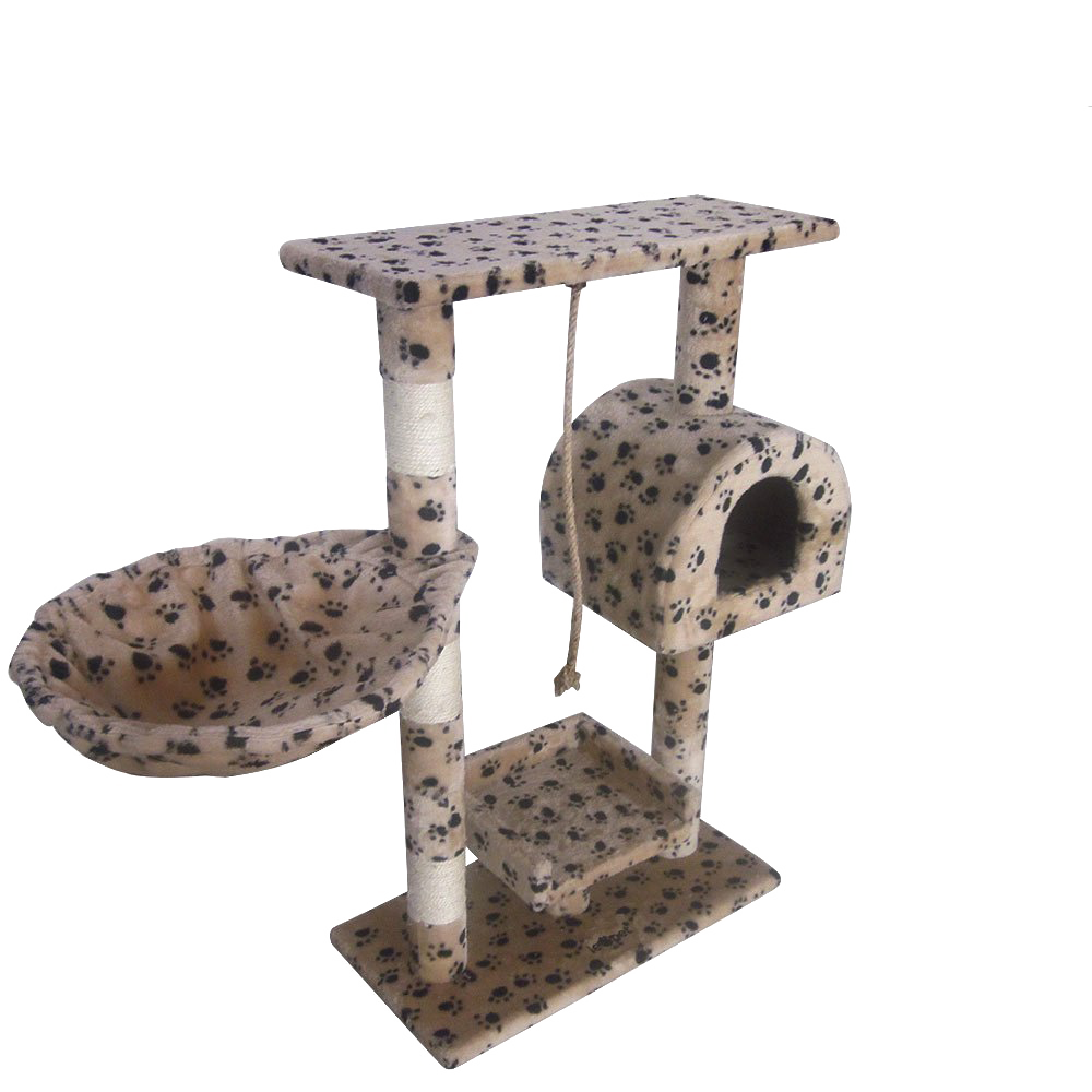 Leopet Kbm001 2grad Árbol Rascador Gato Poste para Rascar Gatito Escalada Ejercicio