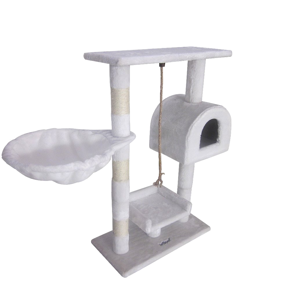 Leopet Kbm001 2grad Árbol Rascador Gato Poste para Rascar Gatito Escalada Ejercicio