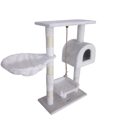 Leopet Kbm001 2grad Árbol Rascador Gato Poste para Rascar Gatito Escalada Ejercicio